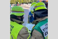 Großübung der Feuerwehr Mühlacker am Enzkreisklinikum